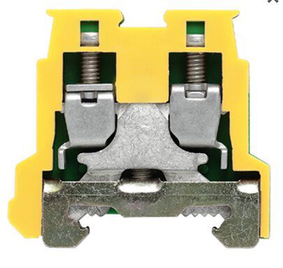 Weidmüller AKE 2.5 Schutzleiter-Reihenklemme 2,5mm², TS15, SAK-Reihe