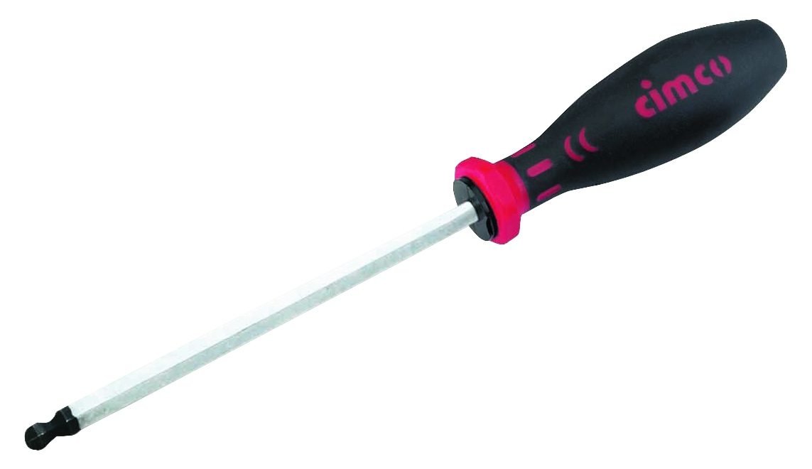 Cimco 11 7228 Kugelkopf-Innensechskantschlüssel (Inbusschlüssel), Länge 260 mm, SW 8 x 150 mm