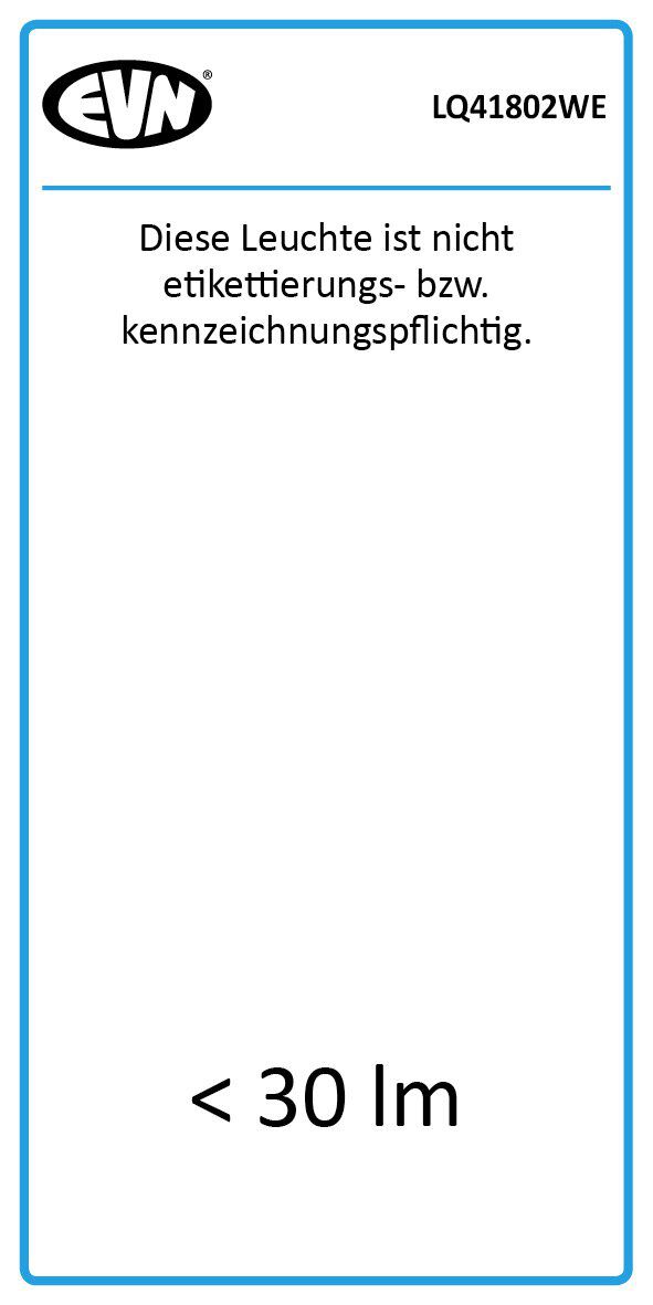 EVN LQ41802WE LED-Wandeinbauleuchte 230V/1,8W, V4A, IP44