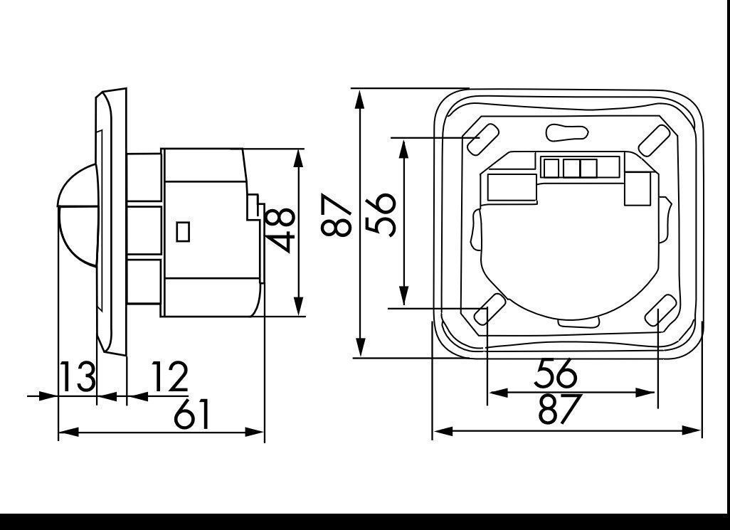 B.E.G. 92136 Indoor 180-M-UP Präsenzmelder 180°
