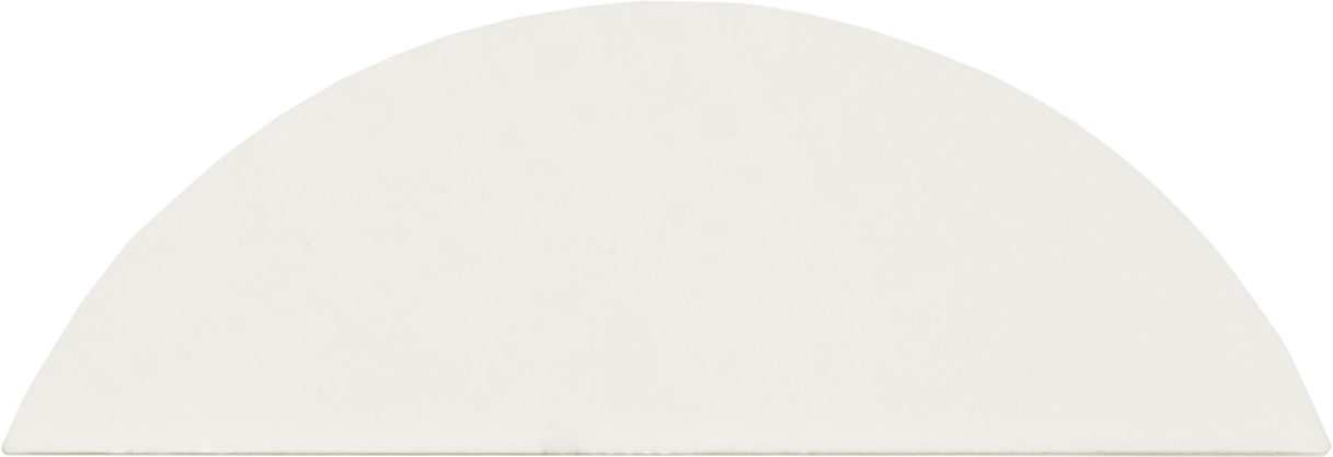 EVOline® 159909118900 Verschlussplatte mit 6 Kabelführungen für Circle80, komplett geschlossen, weiß