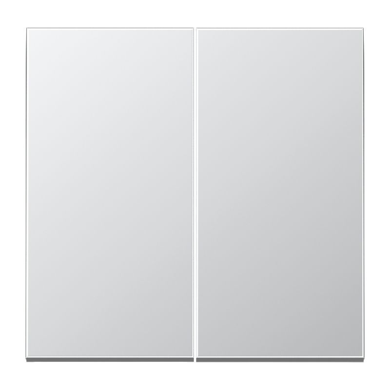 Jung AL102 Wippe für Taster 2-fach, F10, Serie LS, Aluminium