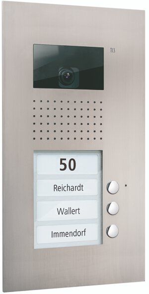 TCS AVU 14030-0030 Video-Sprechanlage Außenstation für 3 WE, UP