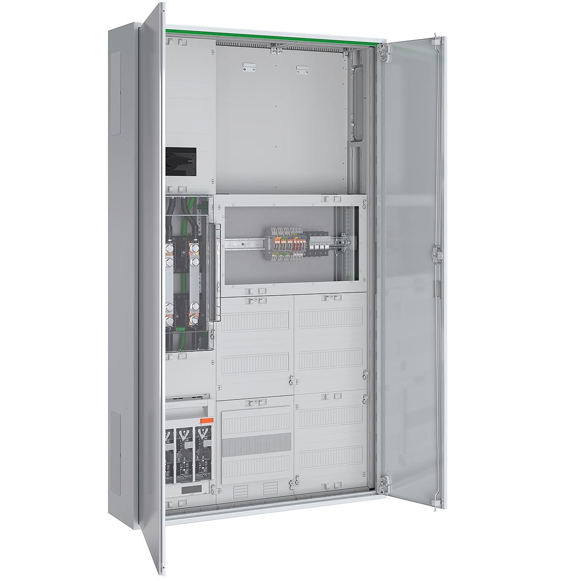 ABN ABNRS309X1232 Wandlerschrank 200A TAB Westnetz 5-polig, zu NH1, AB LA 250A, weiß