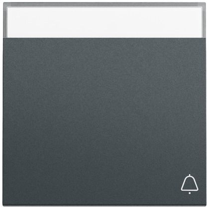 Gira 367373 Wippe mit Symbol und Beschriftungsfeld Klingel, System 70, anthrazit (lackiert)