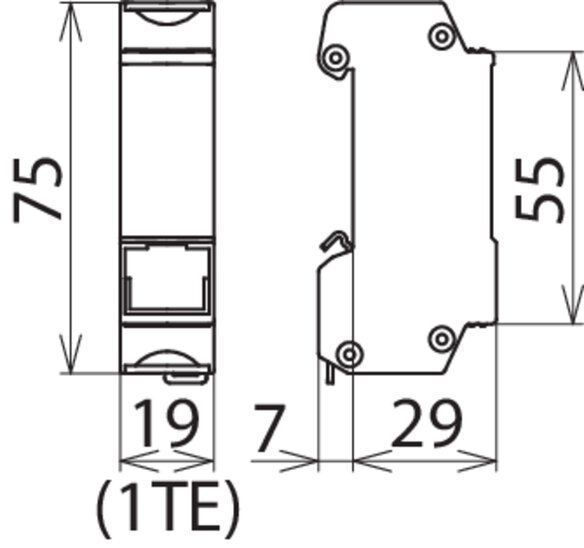 Dehn + Söhne 929126 Überspannungsableiter DEHNpatch mit 2 RJ45-Buchsen
