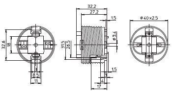 Houben 101320 G23-Fassung für Aufsteckkappen