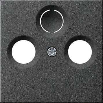 Gira 086928 Abdeckung Koaxial-Antennensteckdose, System 55, anthrazit
