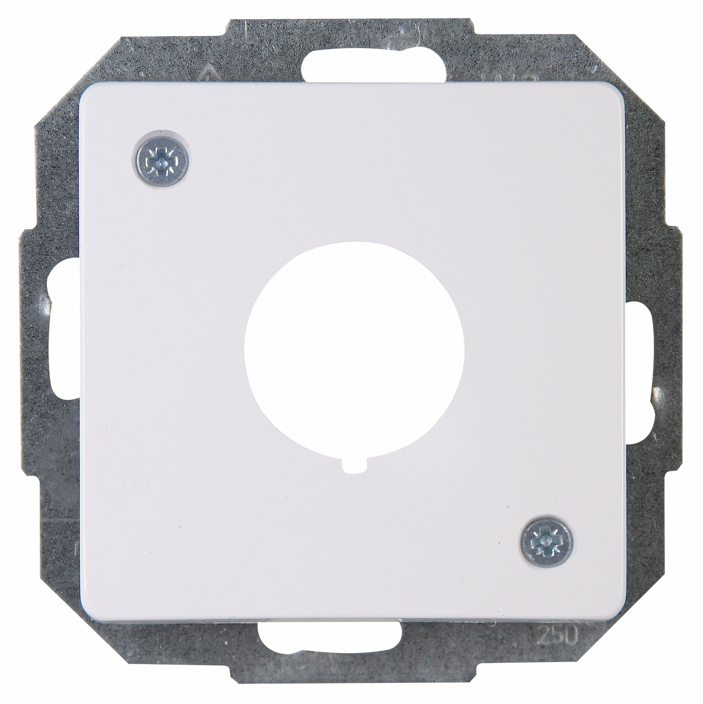Kopp 331702004 Abdeckung für Befehlgeräte Ø22,5mm, arktisweiß