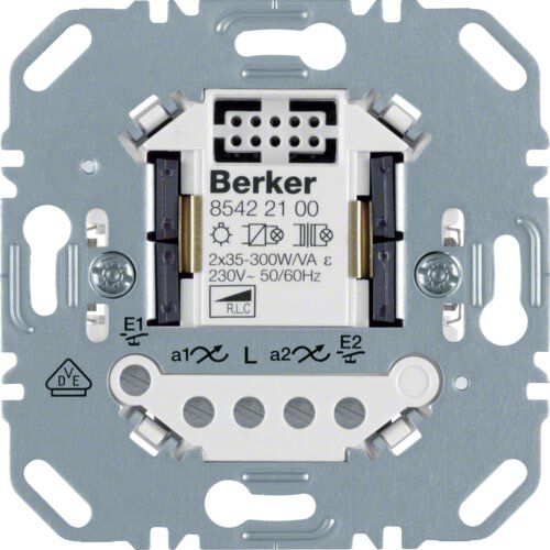 Berker 85422100 Universal Tastdimmer 2-fach 2-Draht