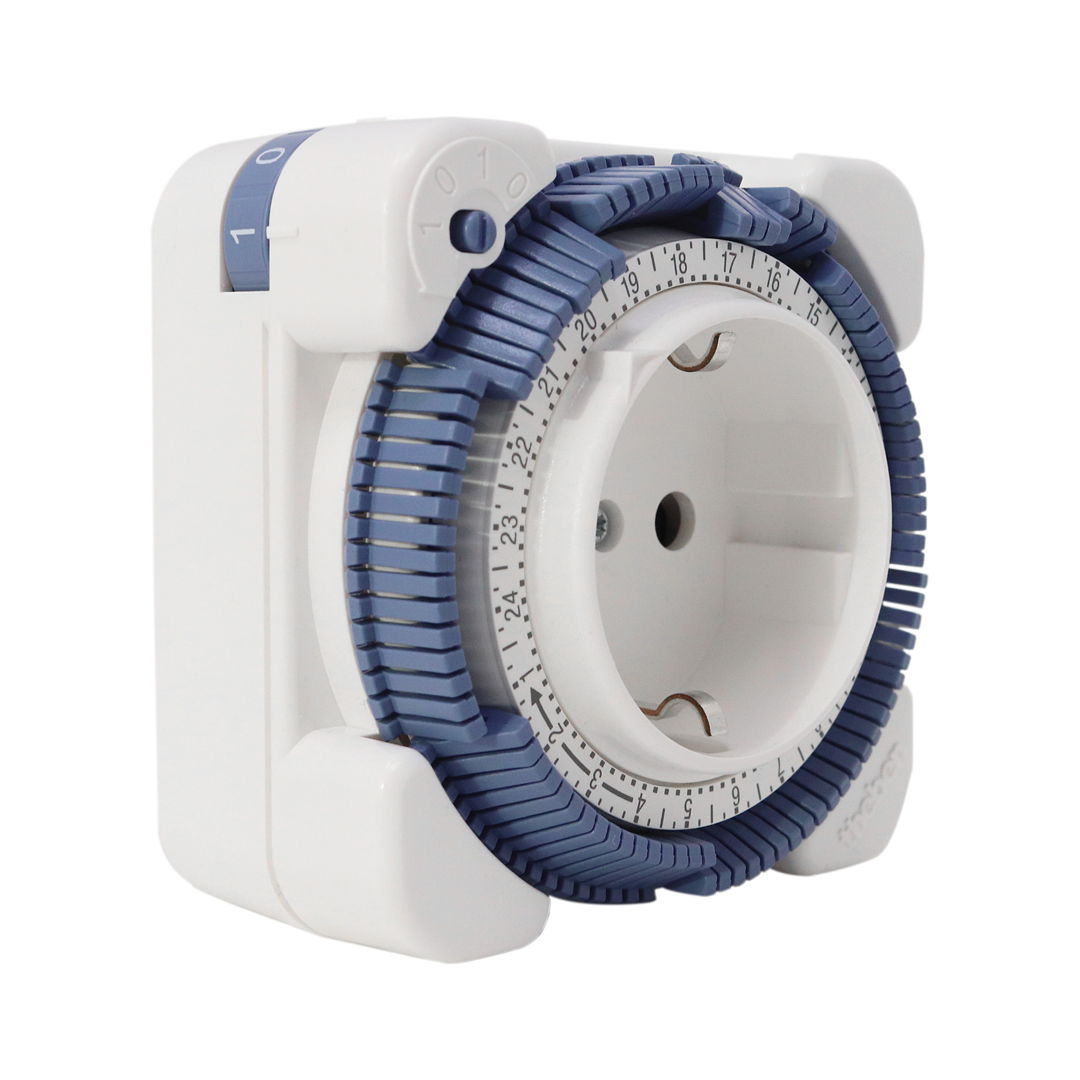 Theben 0260833 theben-timer 26 safety-plus Zeitprogrammstecker 24 Std. mit erhöhter Berührungsschutz, weiß