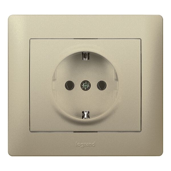 Legrand 771463 Schutzkontakt-Steckdose SL mit erhöhtem Berührungsschutz
