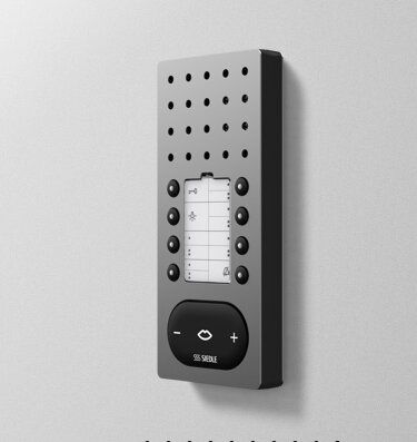 Siedle BFC 850-0 A/S Bus-Freisprechstelle Comfort Alum./sw