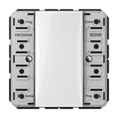 Jung FMCD5004M eNet Funk-Wandsender-Modul 4-fach, F50, Serie CD