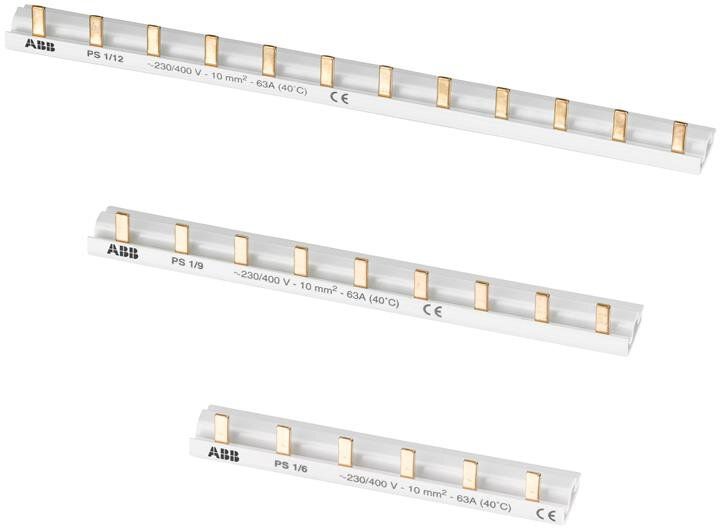 ABB pro M compact PS 1/12 ABB-Sammelschiene, 1 Phase, 12 Module