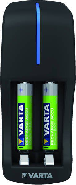 Varta 57646201421 Mini Charger inkl. 2x AAA 800 mAh