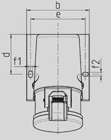 Mennekes 1346 CEE Steckdose, 3-polig, 32A, 230V
