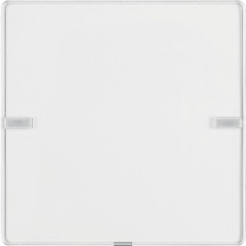 Berker 80141329 TKNX Tastsensor 1-fach mit Beschriftungsfeld, RGB LED und internem Temperaturfühler, Q.x, polarweiß samt