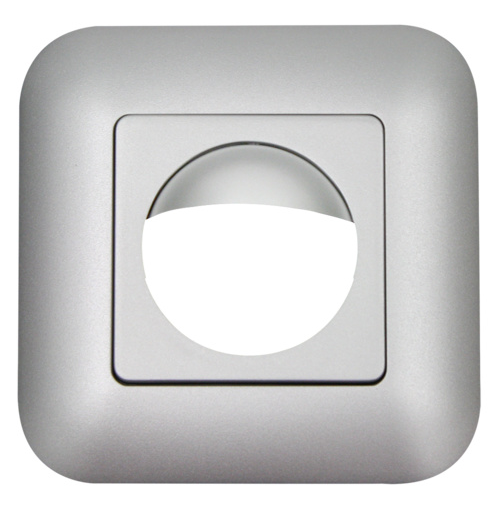 B.E.G. 92633 Rahmen Indoor 180°, IP20, Edelstahl-Optik matt