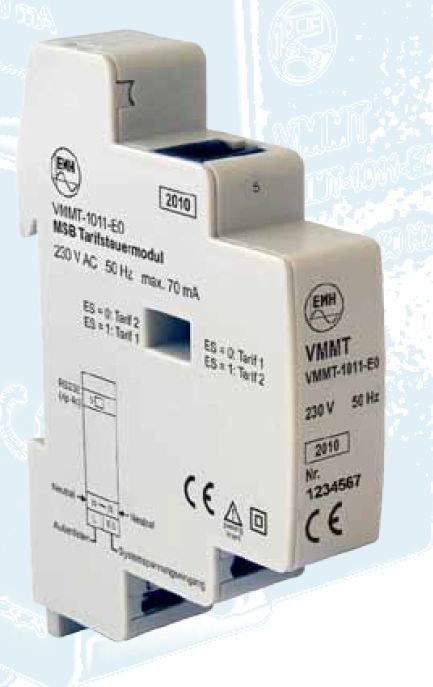 ABN HC1TSM01 eHZ Tarifsteuermodul, Schnittstelle OKK RJ10, drahtgebunden RS232, 1TE, ab V1, 03, EDL