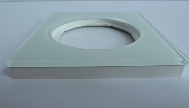 Berker 10142209 Rahmen 4-fach, R.3 Glas polarweiß