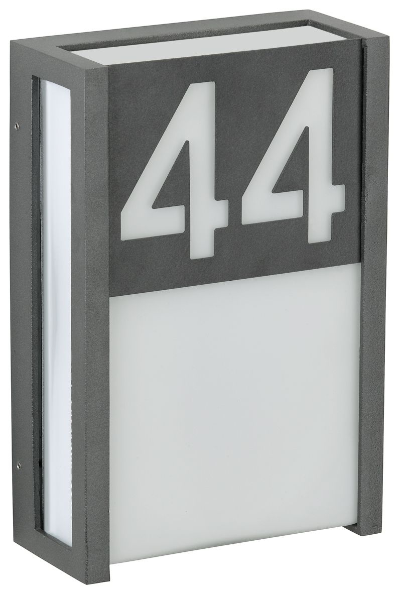 Albert 620031 Hausnummernblende für Wandleuchte ..6400, anthrazit