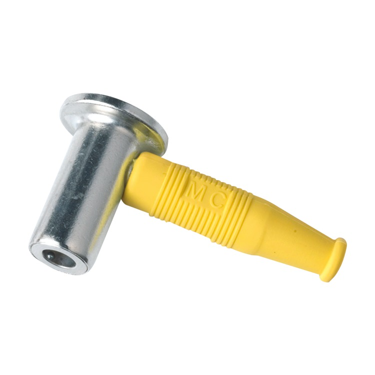 Busch-Jaeger 0299-0-0032 Winkelbuchse für Potenzialausgleich, gelb, UP-Montagedosen und -Einsätze