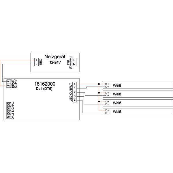 Brumberg 18162000 REG LED-Dimmer 12-24 V DC, dimmbar, DALI (DT6), 3TE