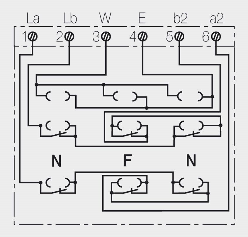 Rutenbeck 10210109 Telefondose TAE 3X6 NFN AP