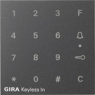 Gira 851328 Aufsatz Codetastatur, System 55, anthrazit