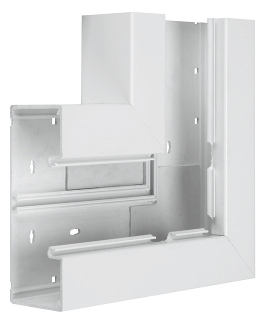 Hager Tehalit BR6517059016 Flachwinkel aus Grundprofil zu BR 68x170mm Oberteil 80mm