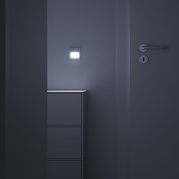 Gira 236803 Sensotec LED mit Fernbedienung, System 55, reinweiß glänzend