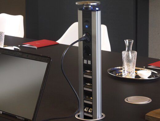 EVOline 159310031800 Port Data, 3 Steckdosen/2xCAT6