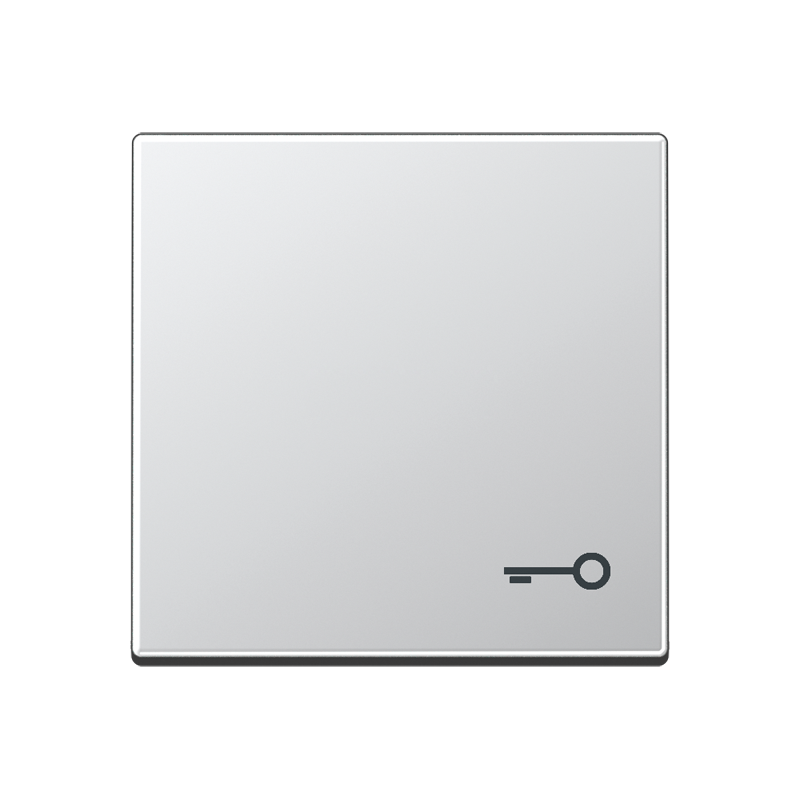 Jung A590TAL Wippe, Symbol Tür, Duroplast lackiert, Serie A, aluminium