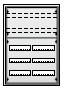 Striebel & John CA25K Aufputz-Kleinverteiler 5-reihig, 2 Felder, IP 44