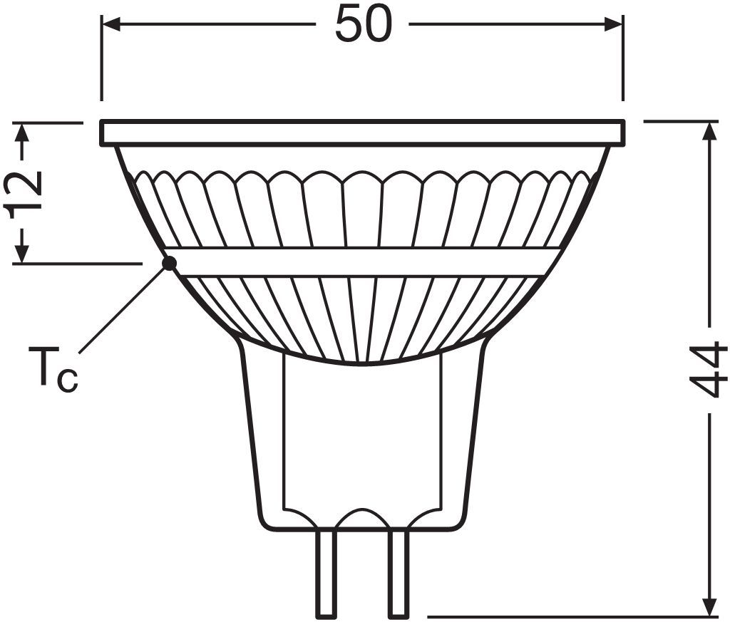 Ledvance 4099854457807 LED MR16 P, 36°, 2W, 840, 210lm, GU5.3, nicht dimmbar