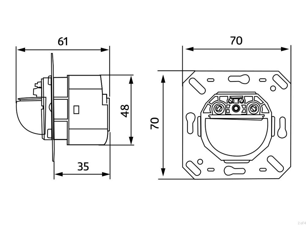B.E.G. 92667 Indoor 180 Sensoreinsatz