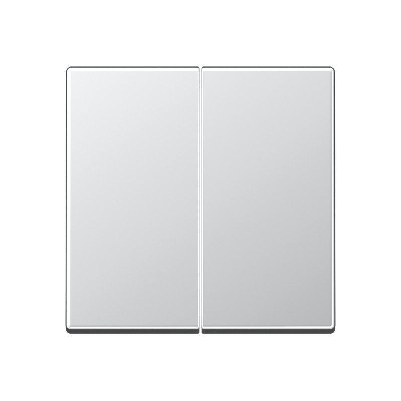 Jung A595AL Wippe, Duroplast lackiert, Serie A, aluminium