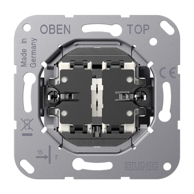 Jung K505EU5 Kippschalter Serien mit 2 LED-Leuchten