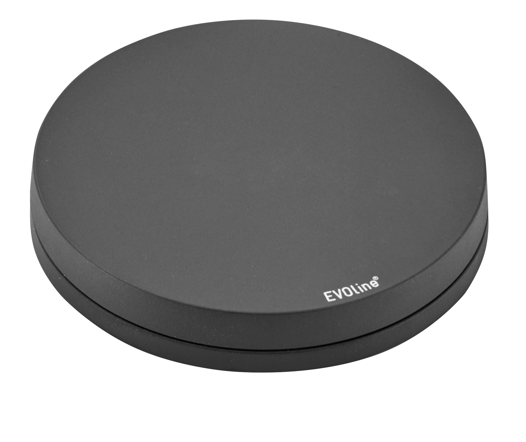 EVOline® 159909129600 Drehdeckel Hide mit Verschlussplatte für Circle80, schwarz