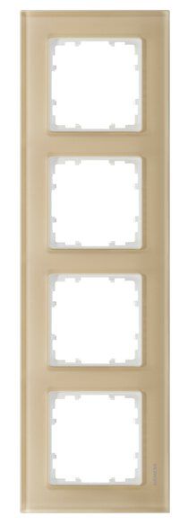 Siemens 5TG 1204-4 Glas-Rahmen 4-fach