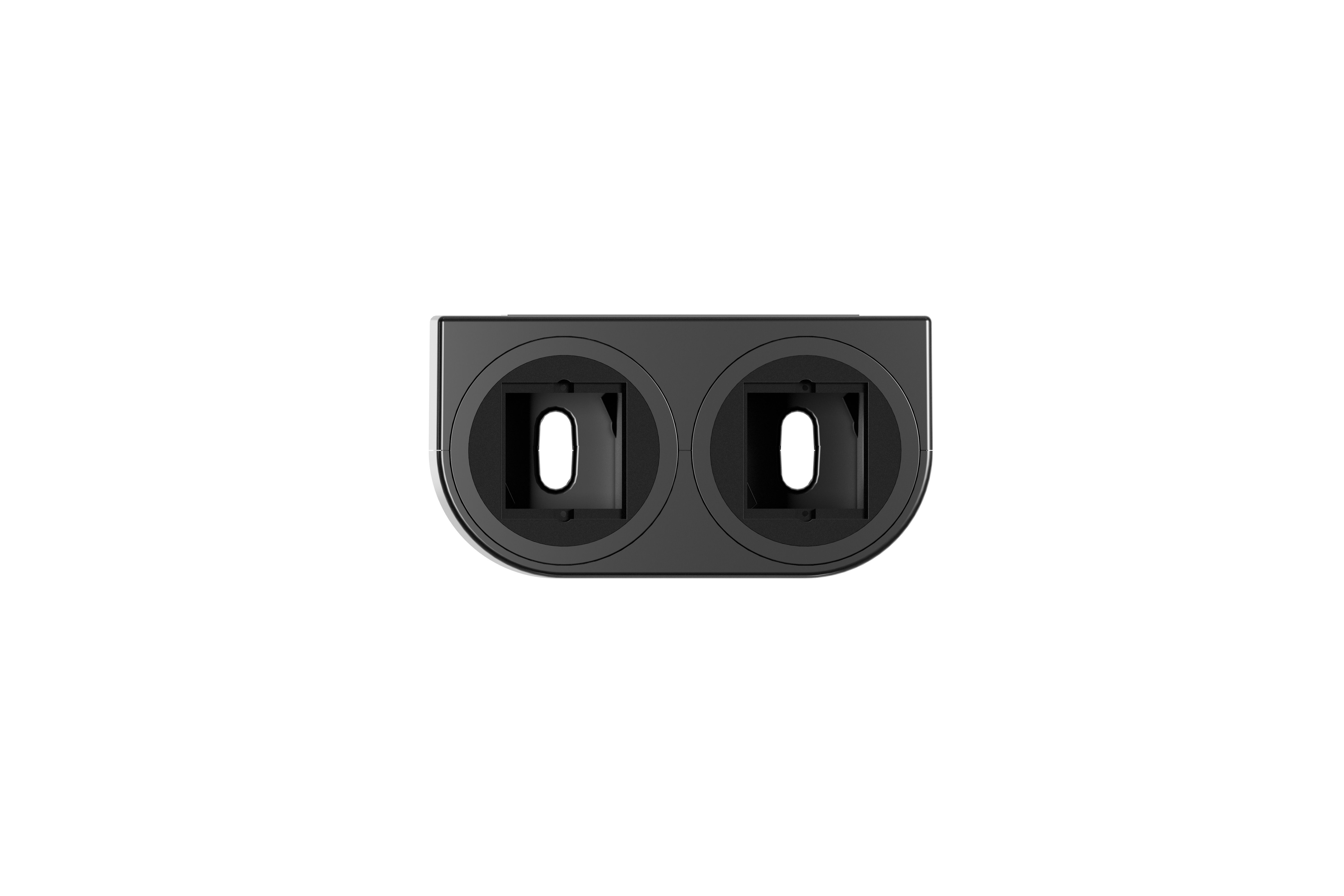 Bachmann BM0020115 Steckdoseneinheit PIX HOLDER 2-fach, 2x Custom Module, 0,2 m GST18, schwarz