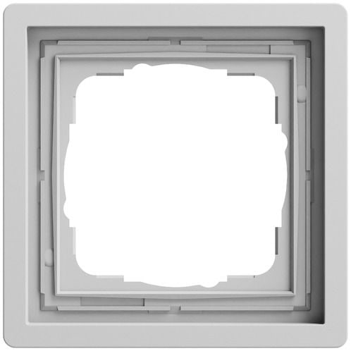 Gira 0211176 Abdeckrahmen 1-fach, Gira F100, grau matt (lackiert)