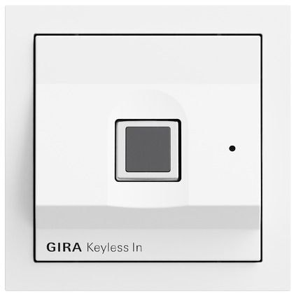 Gira 261772 Gira Keyless In Fingerprint-Leseeinheit, System 70, reinweiß seidenmatt (lackiert)