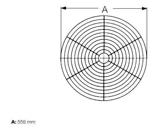 Maico SG 50 Schutzgitter aus Metall für Be- und Entlüftung, DN 500