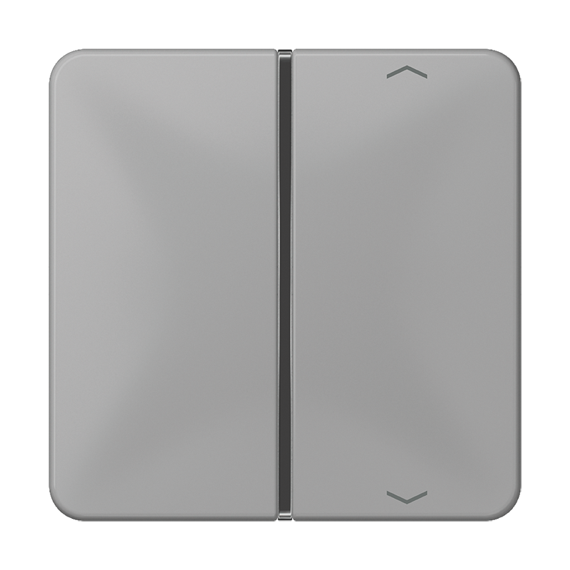 Jung CD401TSAPGR Taste 1-fach, mit Pfeilsymbolen, F40, Serie CD, grau