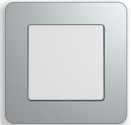 Berker 10116184 Rahmen 1-fach, Q.7, aluminium samt