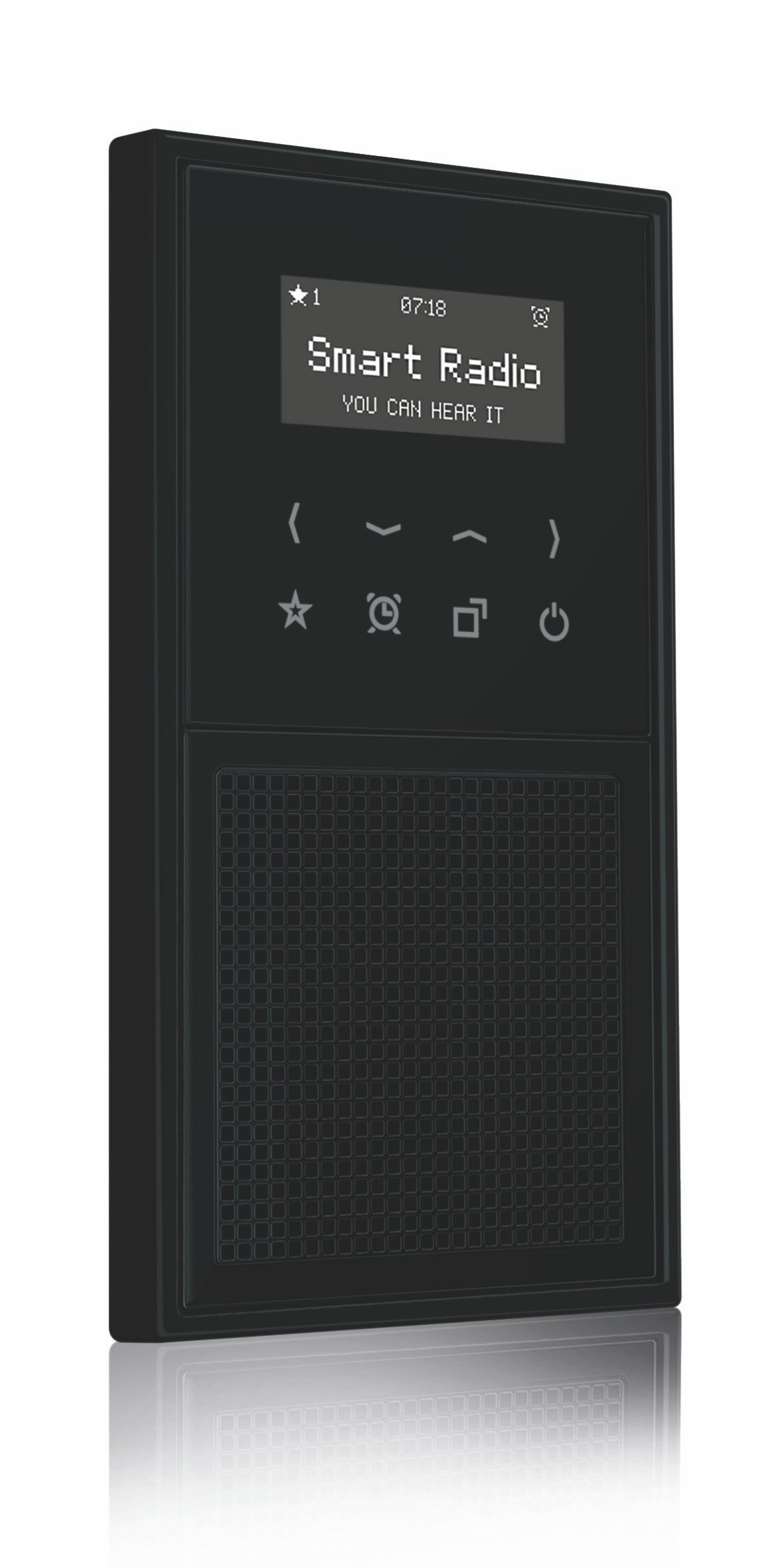 Jung DABLSBTSW Smart Radio DAB+ Bluetooth®, Serie LS, schwarz