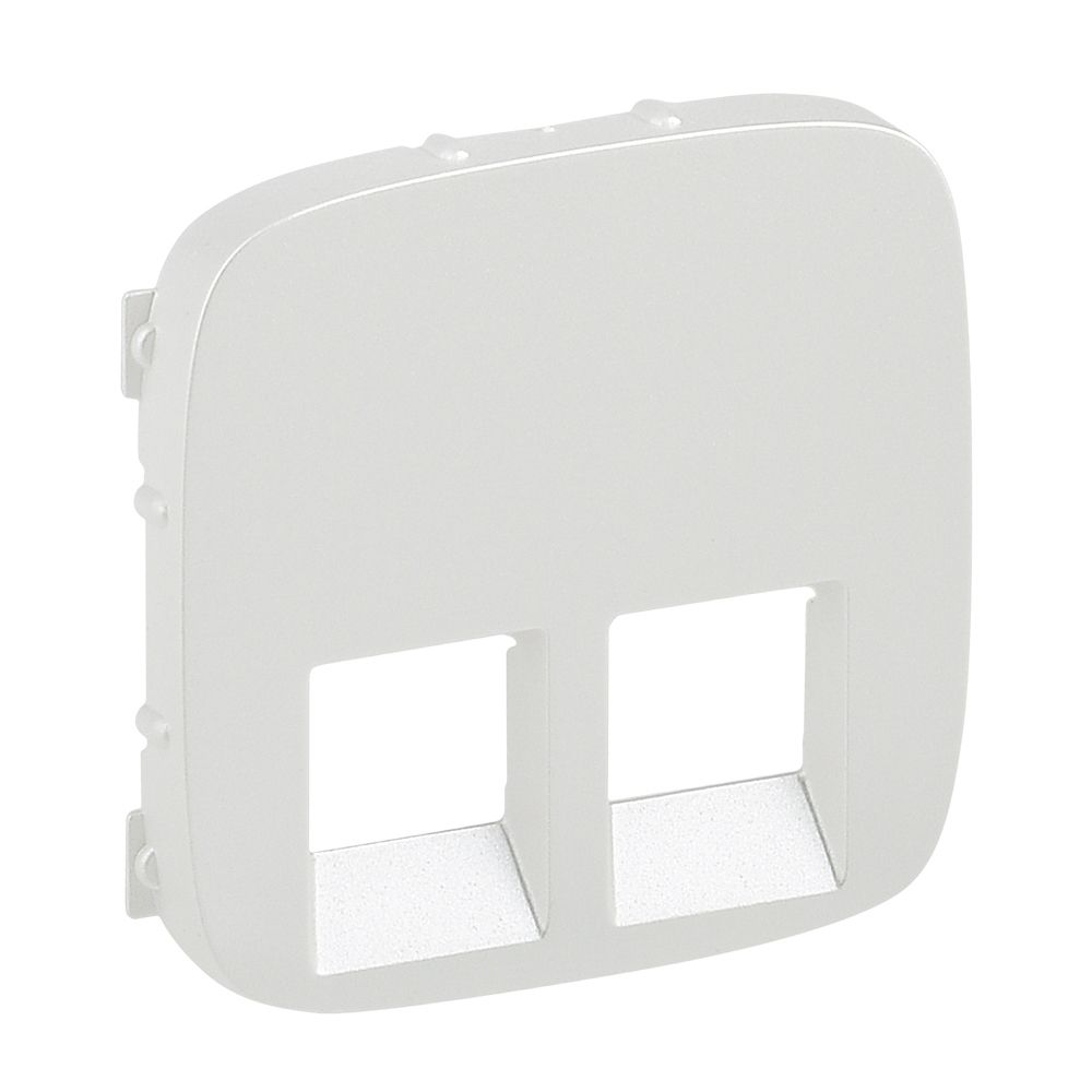 Legrand 755429 Abdeckung für Telefon- oder Datendose  2-fach