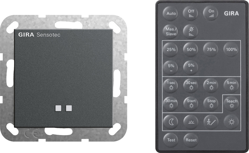 Gira 236628 Sensotec mit Fernbedienung, System 55, anthrazit